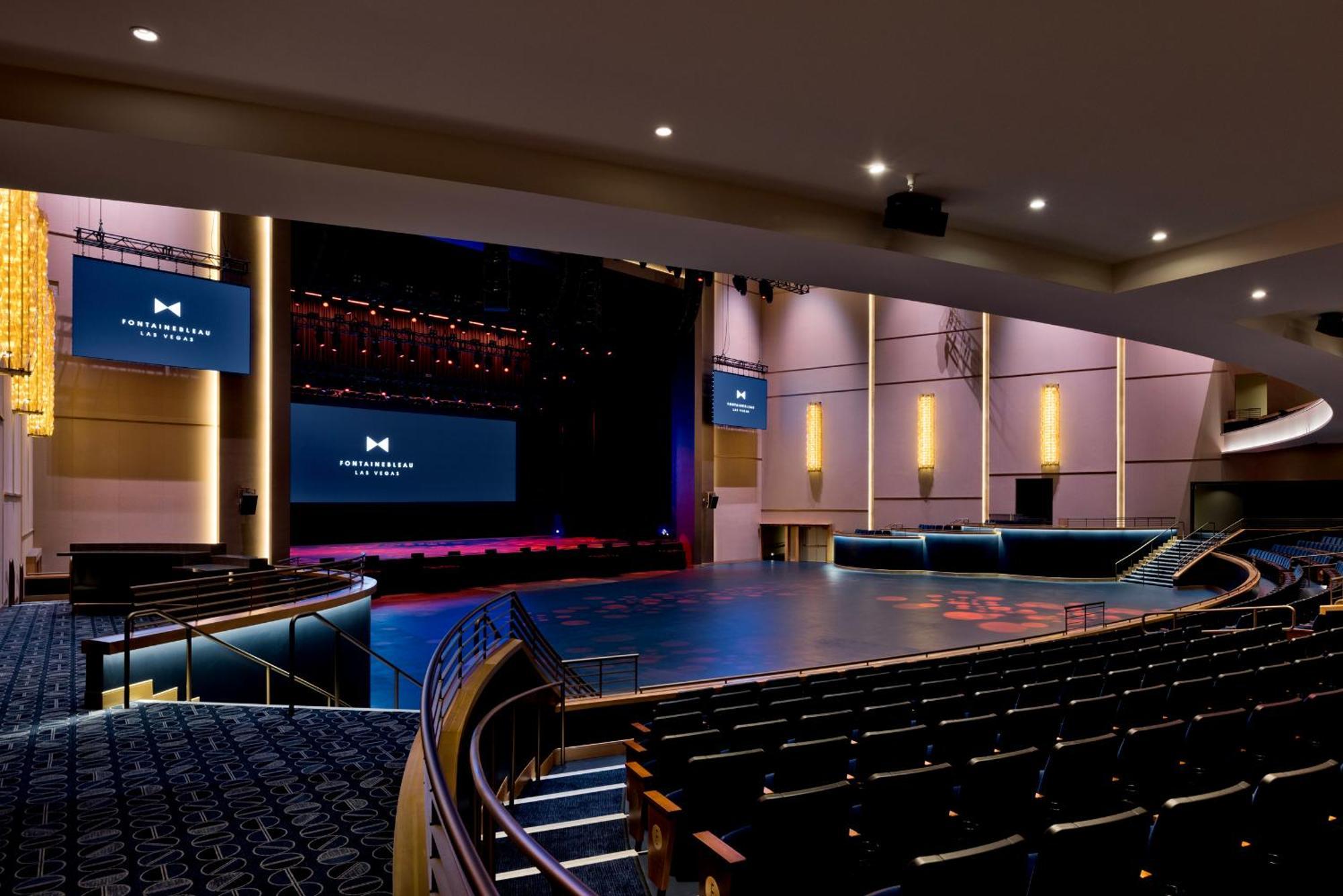 Fontainebleau 라스베이거스 외부 사진 The interior of the theater